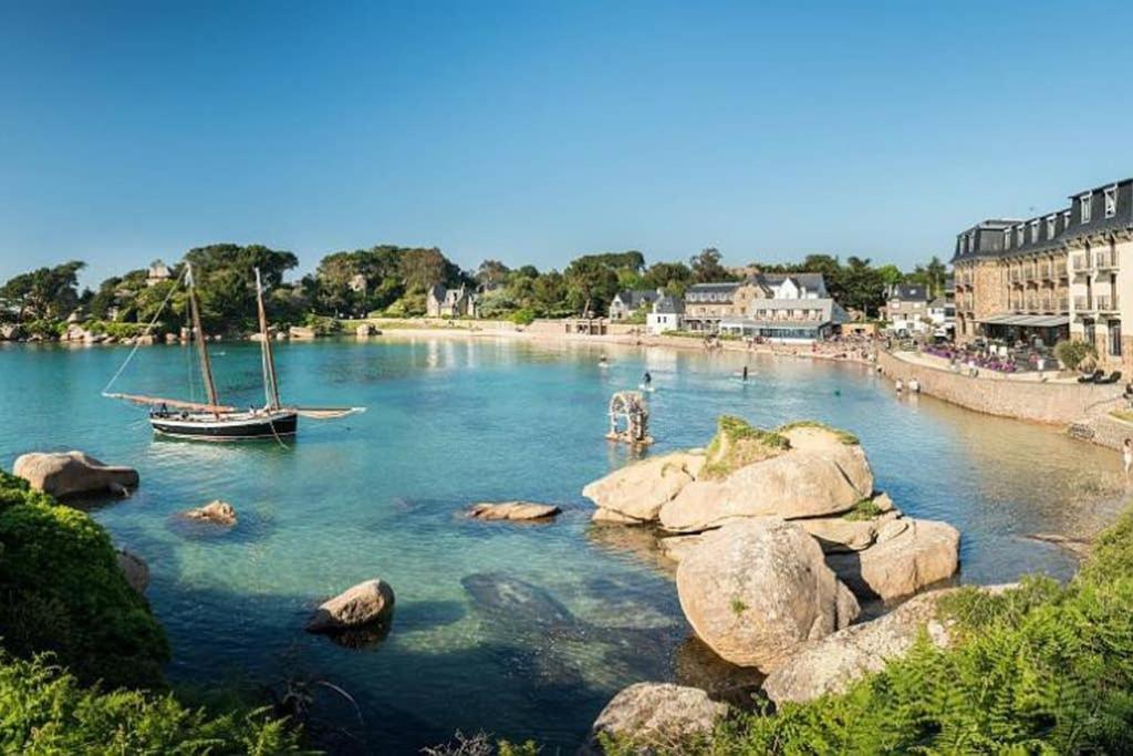 Maison Cote De Granit Rose Avec Spa Perros-Guirec Dış mekan fotoğraf